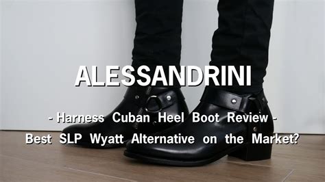 ysl boot alternative|Alessandrini Harness Cuban Heel Boot .